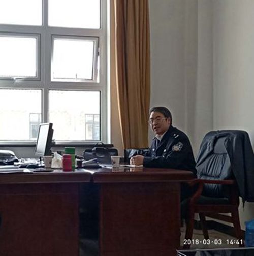 学院领导参加治安系干部任命会议