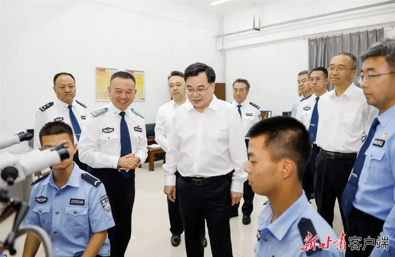 胡昌升在甘肃警察学院调研时强调：办好人民满意的公安高等教育 为平安甘肃建设培养更多忠诚卫士