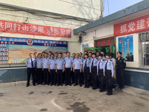 治安系组织治安管理专业学生赴皋兰县公安局石洞派出所开展顶岗见习教学活动
