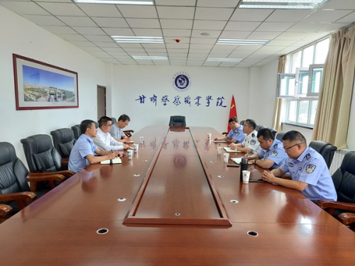 甘肃民族师范学院敏贤麟副校长来我院考察调研