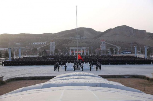 我院举行2022年春季学期开学升旗仪式