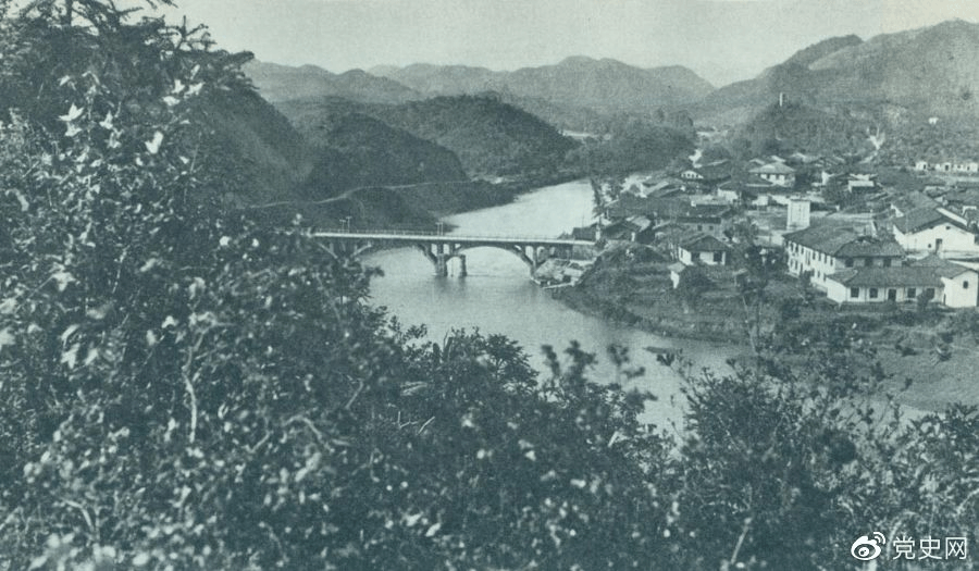 1930年12月,红军在龙冈地区歼灭国民党军第十八师近一万人,活捉敌师长张辉瓒。图为作战旧址江西兴国东北的龙冈。